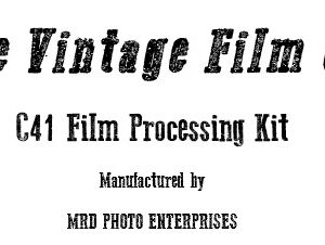 The Vintage Film C41 Film Processing Kit